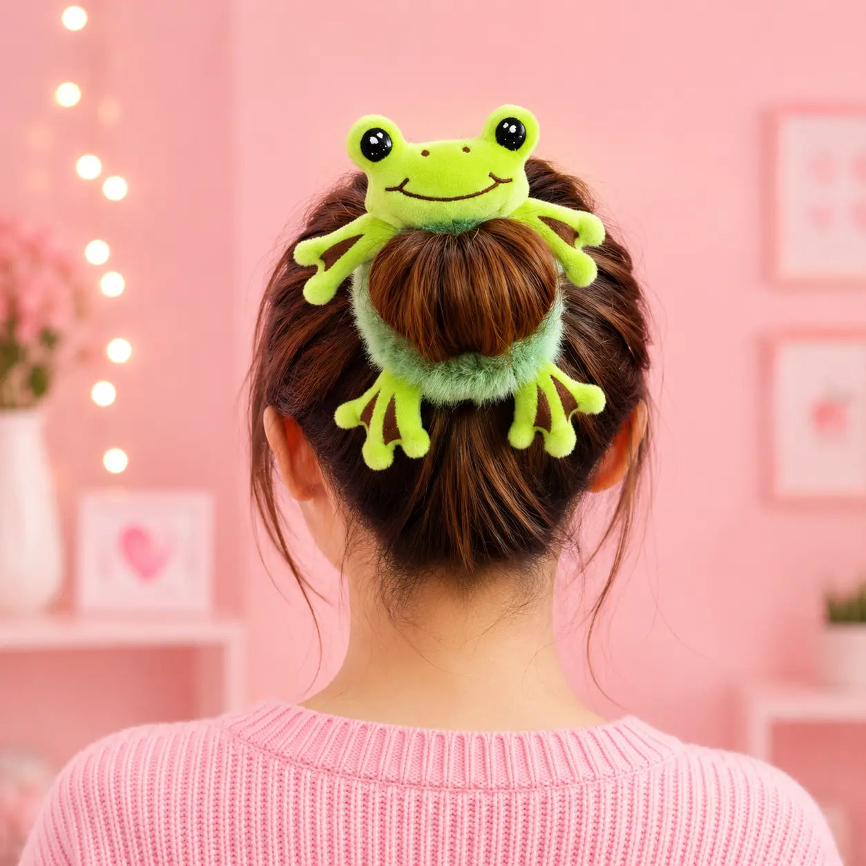 Cute Plush Hair Buddy Combo Pack (Pikachu & Panda) | Soft Kawaii Hair Accessories | Bestie & Family Gift Set cutiesclub.in