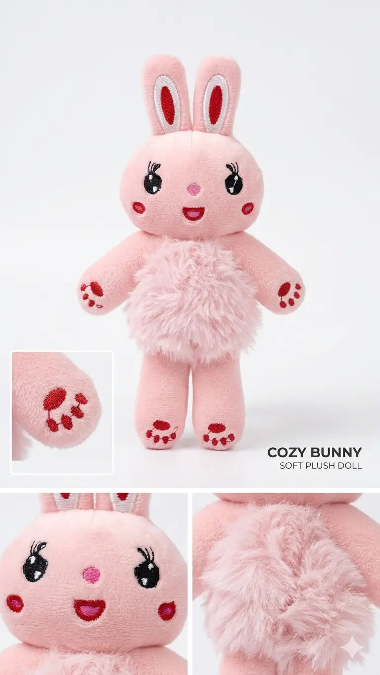 Cute Plush Hair Buddy Combo Pack (🐸 Frog, 🐼 Panda,🐰 Bunny ⚡Pikachu) | Soft Kawaii Hair Accessories | Bestie & Family Gift Set cutiesclub.in