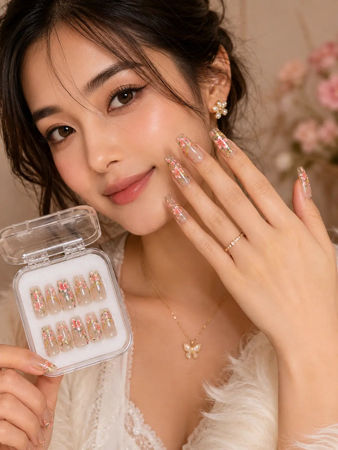 Luxury Press-On Nails – Reusable Glossy Wine Red Nail Set for Girls | Salon Style at Home cutiesclub.in