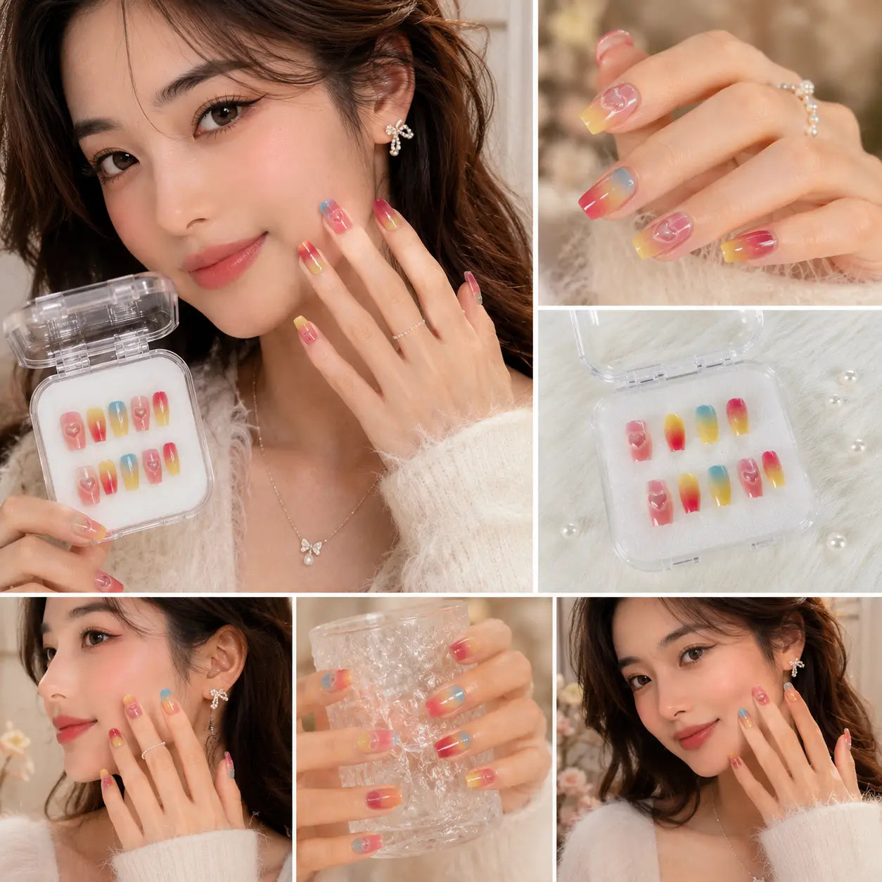 Luxury Press-On Nails – Reusable Glossy Wine Red Nail Set for Girls | Salon Style at Home cutiesclub.in