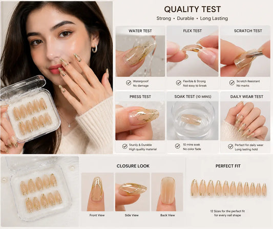 Luxury Press-On Nails – Reusable Glossy Wine Red Nail Set for Girls | Salon Style at Home cutiesclub.in