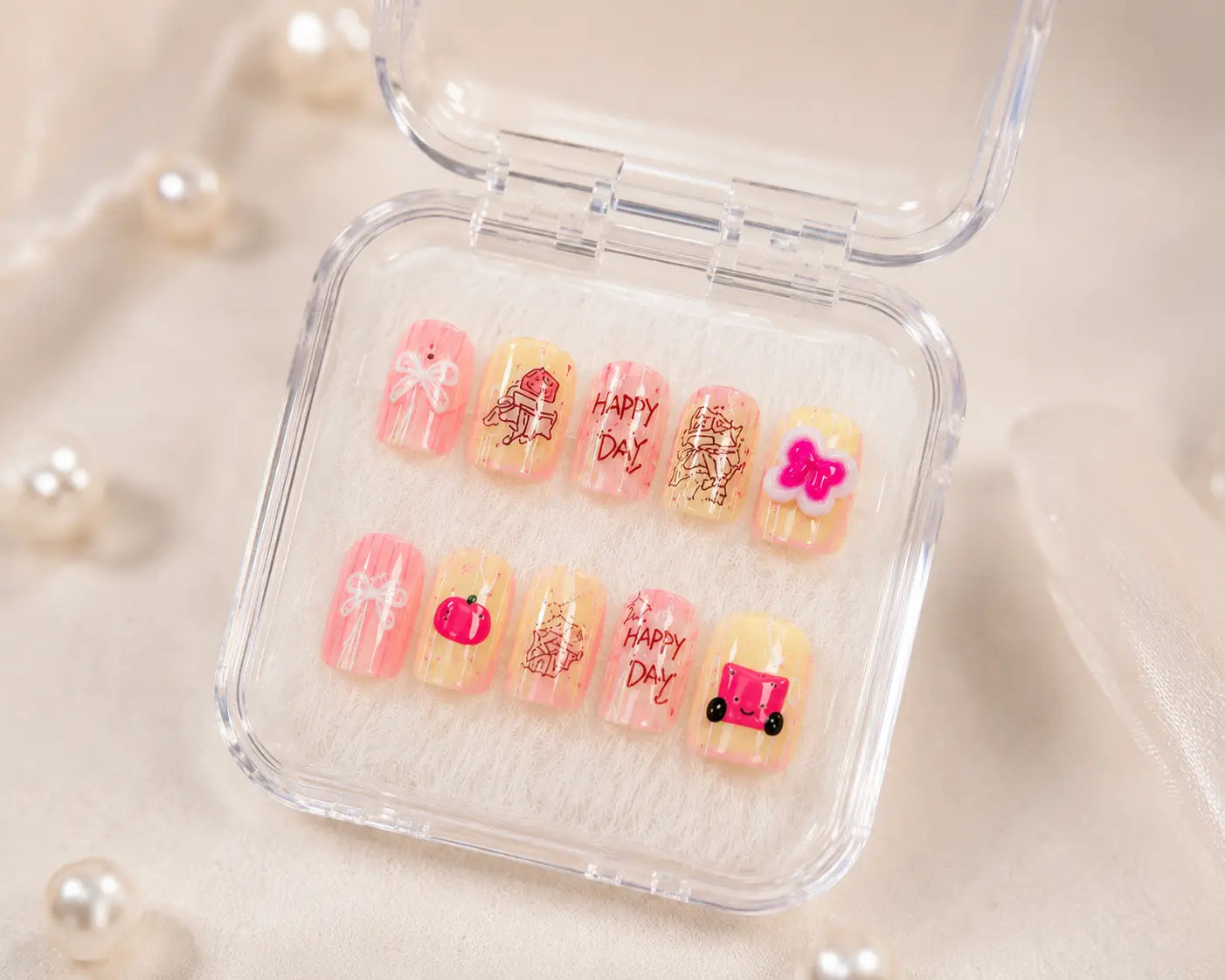Luxury Press-On Nails – Reusable Glossy Wine Red Nail Set for Girls | Salon Style at Home cutiesclub.in
